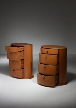 Compasso - "Chiave di Violino" Night Stands by Reichlin and Geronzi for Molteni