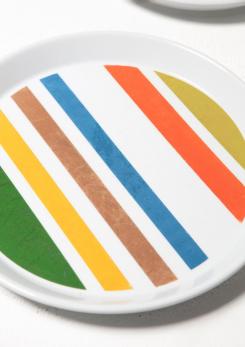 Compasso - Ceramic Plates by Gio Ponti for Ceramica Franco Pozzi