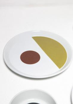 Compasso - Ceramic Plates by Gio Ponti for Ceramica Franco Pozzi