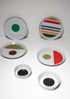 Compasso - Ceramic Plates by Gio Ponti for Ceramica Franco Pozzi