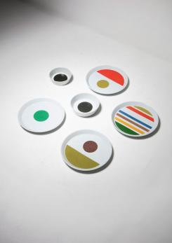 Compasso - Ceramic Plates by Gio Ponti for Ceramica Franco Pozzi