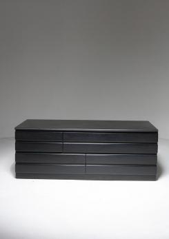 Compasso - "Samarcanda" Low Chest of Drawers by Vico Magistretti for Poggi