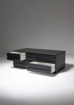 Compasso - "Samarcanda" Low Chest of Drawers by Vico Magistretti for Poggi