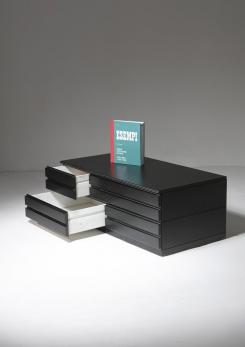 Compasso - "Samarcanda" Low Chest of Drawers by Vico Magistretti for Poggi