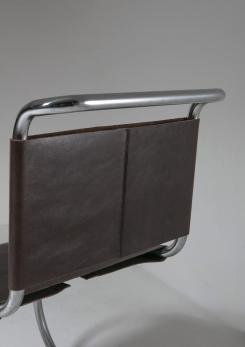 Compasso - Pair of "MR" Chairs by Mies van der Rohe for Knoll