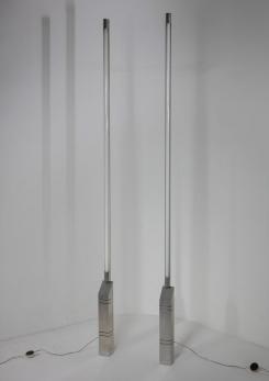Compasso - Pair of Italian 70s Neon Floor Lamps