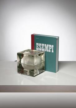 Compasso - "Cubosfera" Table Lamp by Alessandro Mendini for Fidenza Vetraria
