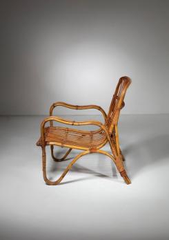 Compasso - "PG 1" Wicker Chair by Azucena