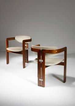 Compasso - Pair of "Pamplona" Armchairs by Savini for Pozzi