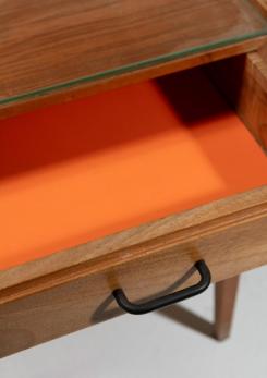 Compasso - Pair 60s Night Stands in the style of Gianfranco Frattini for Cantieri Carugati
