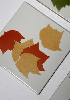 Compasso - Set of Eight Ceramic Tiles by Gio Ponti for Ceramiche d'Agostino