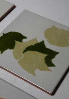Compasso - Set of Eight Ceramic Tiles by Gio Ponti for Ceramiche d'Agostino