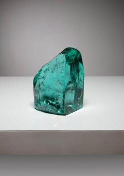 Compasso - Crystal Bookend by Fontana Arte
