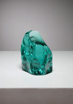 Compasso - Crystal Bookend by Fontana Arte