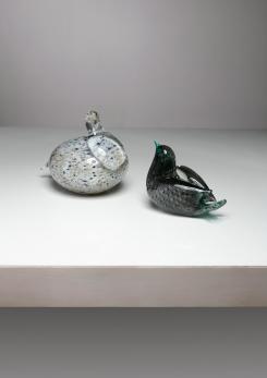 Compasso - Murano Glass Birds by Alfredo Barbini / VAMSA