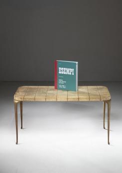 Compasso - Parchment Coffee Table by Paolo Buffa
