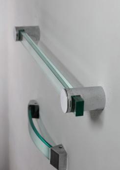 Compasso - Set of Bathroom Fixtures by Max Ingrand for Fontana Arte, Italy, 1960s
