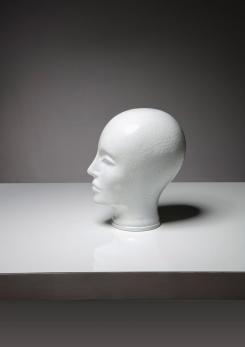 Compasso - Glass Head by Piero Fornasetti