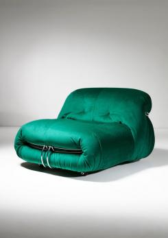 Compasso - Pair of "Soriana" Lounge Chairs by Afra and Tobia Scarpa for Cassina