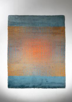 Compasso - "Kyoto" Wool Carpet by Gaetano Pesce for Expansion - Italy