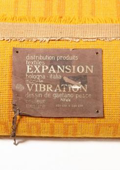 Compasso - "Vibration" Wool Carpet by Gaetano Pesce for Expansion - Italy