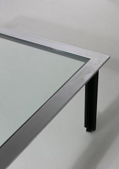 Compasso - Large "Fasce Cromate" Coffee Table by Luigi Caccia Dominioni for Azucena