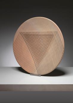 Compasso - Ceramic Plate by Enrico Stropparo
