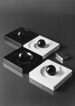 Compasso - Eleonore Peduzzi Riva "Spyros" Artemide Ashtrays Original Picture by Aldo Ballo Compasso - Eleonore Peduzzi Riva "Spyros" Artemide Ashtrays Original Picture by Aldo Ballo