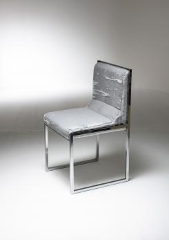 Compasso - Unique Set of Six "Wright/Wright" Chairs by Nanda Vigo for Driade 