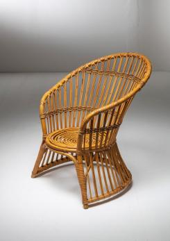 Compasso - Italian 60s Wicker Chair