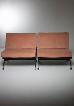 Compasso - Pair of Lounge Chairs by Gianni Moscatelli for Formanova