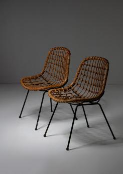 Compasso - Pair of "BS1N" Chairs by Tito Agnoli for Pierantonio Bonacina