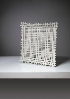 Compasso - Porcelain Centerpiece attributed to Enzo Mari for Danese