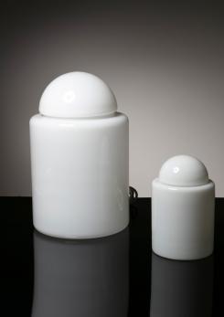 Compasso - Pair of "Barattolo" Table Lamps by Sergio Asti for Candle Compasso - Pair of "Barattolo" Table Lamps by Sergio Asti for Candle