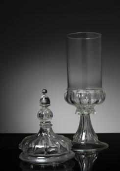 Compasso - Murano Glass Jar Attributed to Vetreria Vistosi