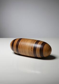 Compasso - Abstract Wood Sculpture by Pino Pedano