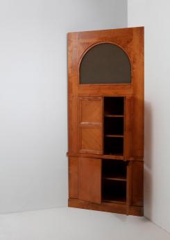 Compasso - Custom Made Corner Credenza by Luca Scacchetti