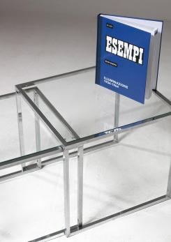 Compasso - Set of Three Nesting Steel Tables