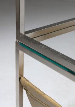 Compasso - Set of Two Low Tables by Lino Sabattini Compasso - Set of Two Low Tables by Lino Sabattini