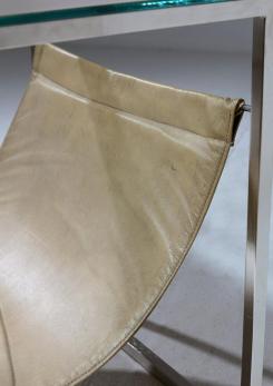 Compasso - Set of Two Low Tables by Lino Sabattini Compasso - Set of Two Low Tables by Lino Sabattini