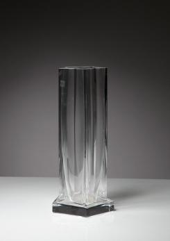 Compasso - Crystal Vase by Ettore Sottsass for Arnolfo di Cambio