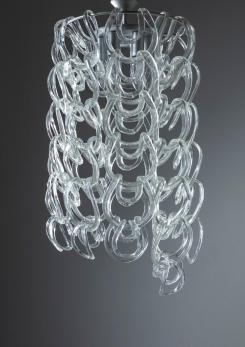 Compasso - "Giogali" Murano Glass Chandelier by Angelo Mangiarotti for Vistosi