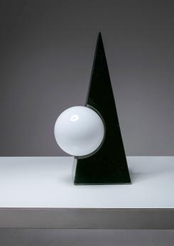 Compasso - Pyramidal Ceramic Table Lamp