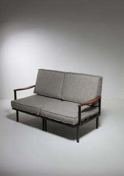 Compasso - Rare Pair of Lounge Chairs Model P24 by Osvaldo Borsani for Tecno