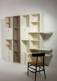 Compasso - Capable "Pellicano" Bookcase by Vittorio Introini for Saporiti, Italy, 1960s