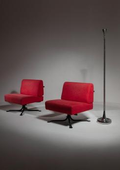 Compasso - Pair of P60 Chairs by Fulvio Raboni for Delitala