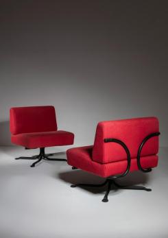 Compasso - Pair of P60 Chairs by Fulvio Raboni for Delitala