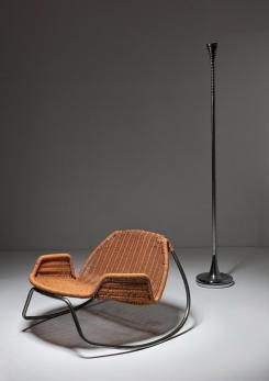 Compasso - "Ondalunga" Rocking Chair by Gastone RInaldi for Rima