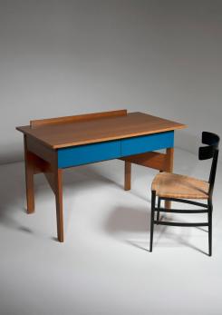 Compasso - Plywood Desk in the Style of Gerrit Rietveld