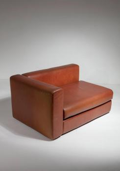 Compasso - "Bacone" Corner Lounge Chair by Cini Boeri for Arflex